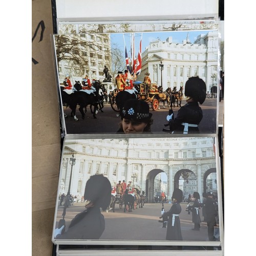 35 - Small photograph album of developed photographs of The Queen and state visit parade in November 1993... 