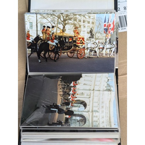 35 - Small photograph album of developed photographs of The Queen and state visit parade in November 1993... 