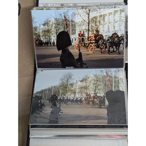 35 - Small photograph album of developed photographs of The Queen and state visit parade in November 1993... 