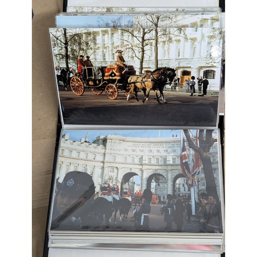 35 - Small photograph album of developed photographs of The Queen and state visit parade in November 1993... 