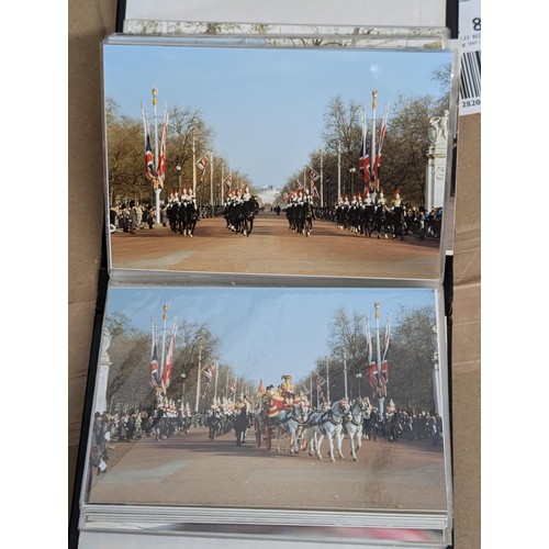 35 - Small photograph album of developed photographs of The Queen and state visit parade in November 1993... 