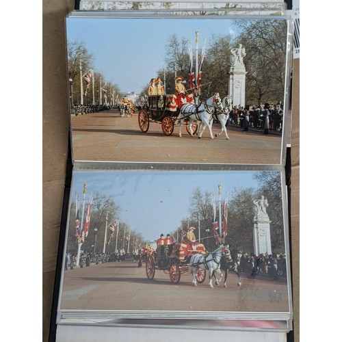 35 - Small photograph album of developed photographs of The Queen and state visit parade in November 1993... 