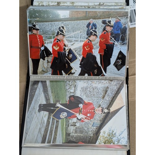 35 - Small photograph album of developed photographs of The Queen and state visit parade in November 1993... 