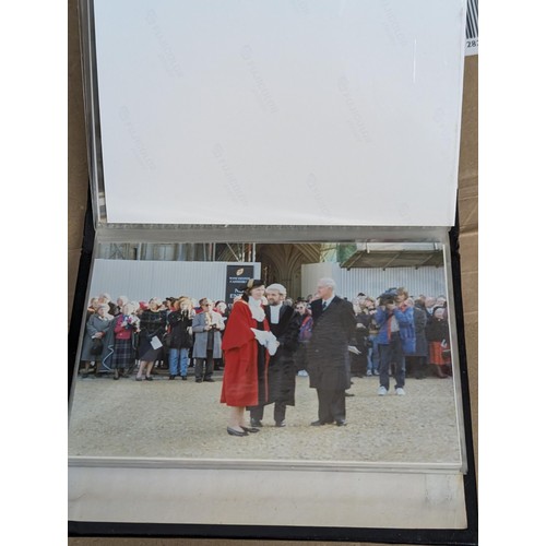 35 - Small photograph album of developed photographs of The Queen and state visit parade in November 1993... 