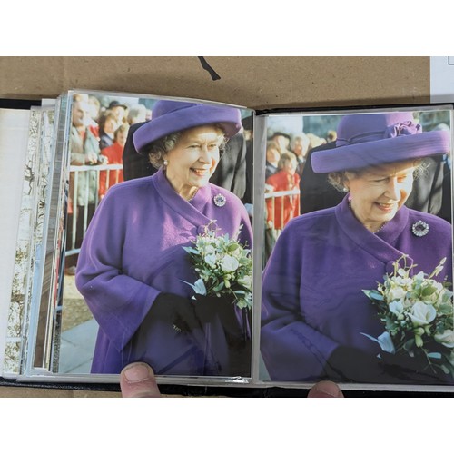 35 - Small photograph album of developed photographs of The Queen and state visit parade in November 1993... 