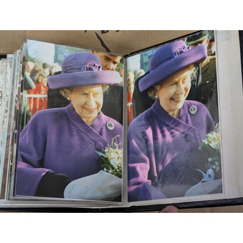 35 - Small photograph album of developed photographs of The Queen and state visit parade in November 1993... 