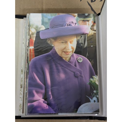 35 - Small photograph album of developed photographs of The Queen and state visit parade in November 1993... 