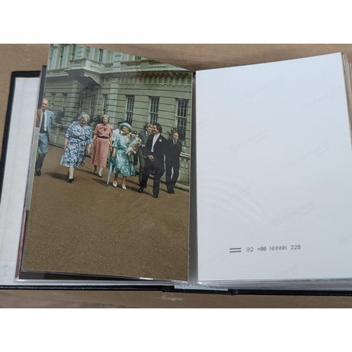 36 - Small photograph album full of developed photographs of The Queen Mother at various visits, from Aug... 