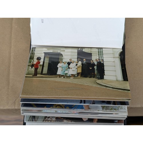 36 - Small photograph album full of developed photographs of The Queen Mother at various visits, from Aug... 