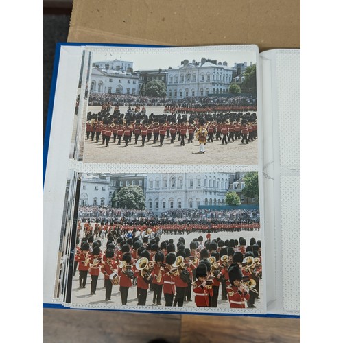 37 - Large photograph album of developed photographs titled June 2003, trooping the colour and Prince Wil... 