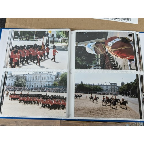 37 - Large photograph album of developed photographs titled June 2003, trooping the colour and Prince Wil... 