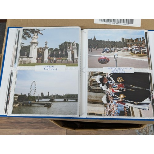 37 - Large photograph album of developed photographs titled June 2003, trooping the colour and Prince Wil... 