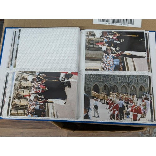 37 - Large photograph album of developed photographs titled June 2003, trooping the colour and Prince Wil... 