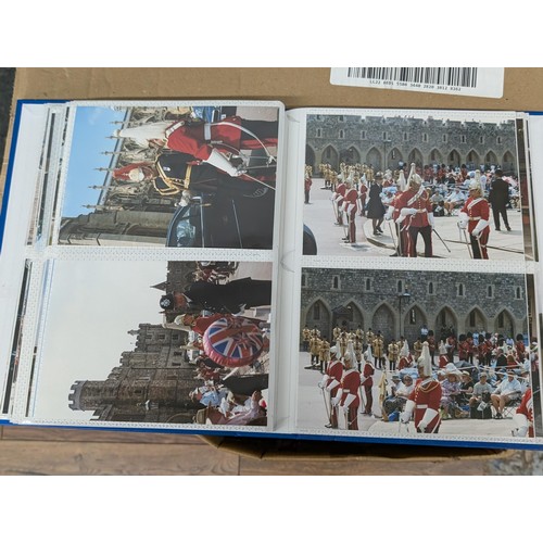 37 - Large photograph album of developed photographs titled June 2003, trooping the colour and Prince Wil... 