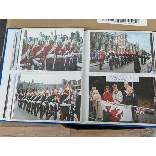 37 - Large photograph album of developed photographs titled June 2003, trooping the colour and Prince Wil... 