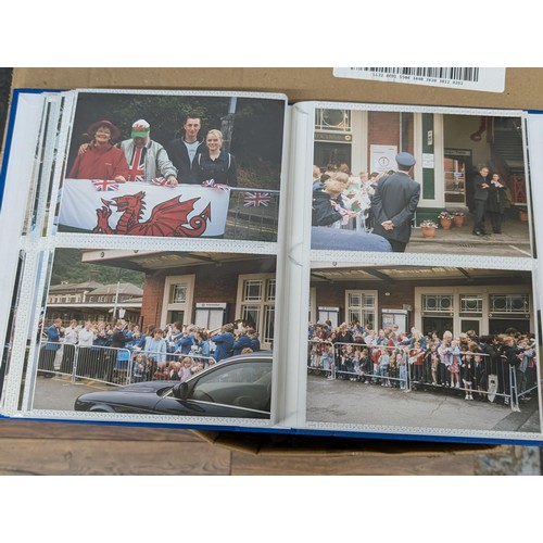 37 - Large photograph album of developed photographs titled June 2003, trooping the colour and Prince Wil... 