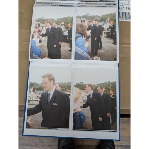 37 - Large photograph album of developed photographs titled June 2003, trooping the colour and Prince Wil... 