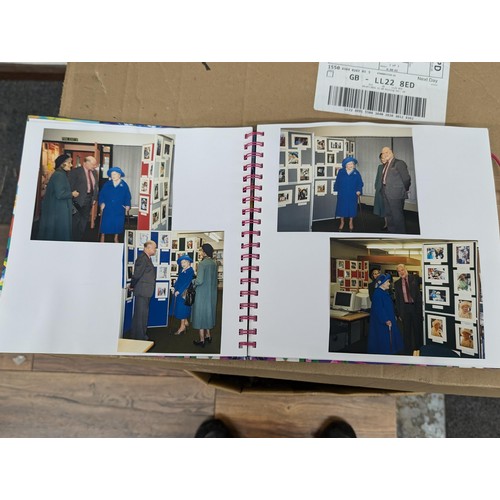 38 - Large photograph album full of developed photographs of most of the Royal family over a number of ye... 