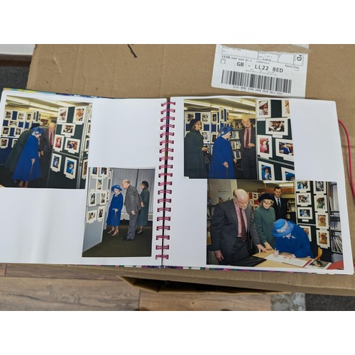 38 - Large photograph album full of developed photographs of most of the Royal family over a number of ye... 