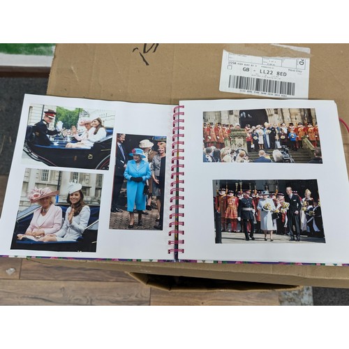 38 - Large photograph album full of developed photographs of most of the Royal family over a number of ye... 