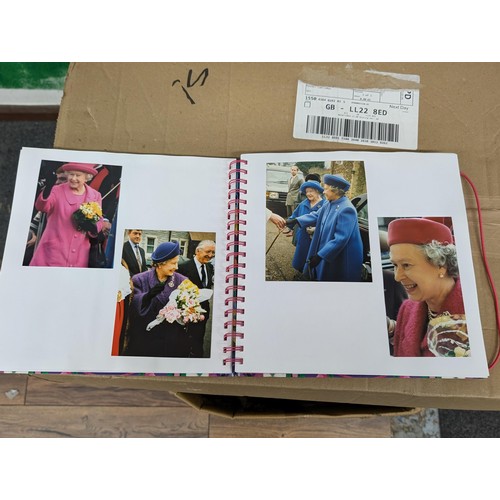 38 - Large photograph album full of developed photographs of most of the Royal family over a number of ye... 