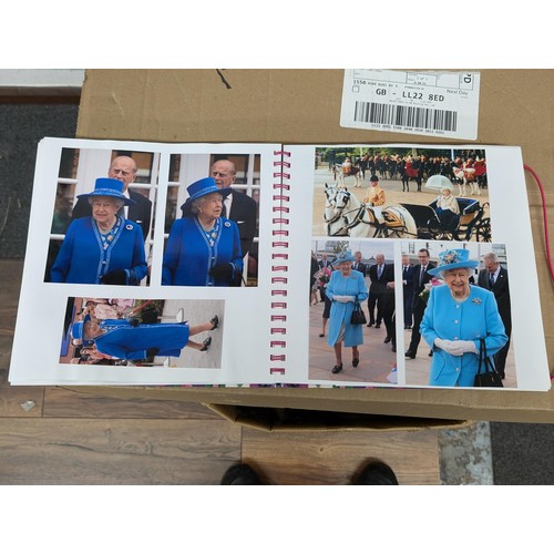 38 - Large photograph album full of developed photographs of most of the Royal family over a number of ye... 