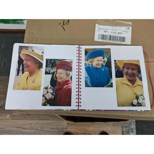 38 - Large photograph album full of developed photographs of most of the Royal family over a number of ye... 