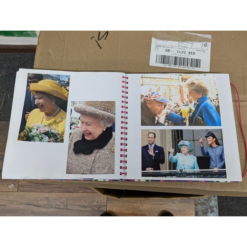 38 - Large photograph album full of developed photographs of most of the Royal family over a number of ye... 