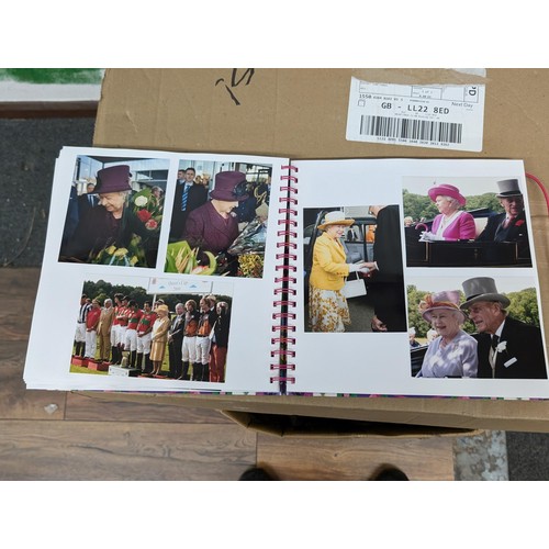 38 - Large photograph album full of developed photographs of most of the Royal family over a number of ye... 