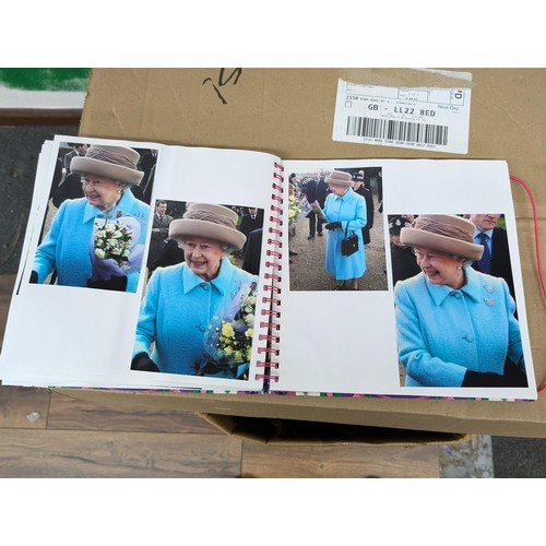 38 - Large photograph album full of developed photographs of most of the Royal family over a number of ye... 