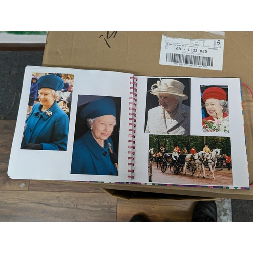 38 - Large photograph album full of developed photographs of most of the Royal family over a number of ye... 