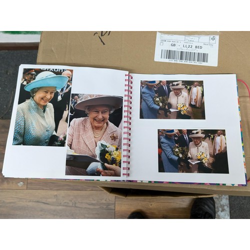 38 - Large photograph album full of developed photographs of most of the Royal family over a number of ye... 