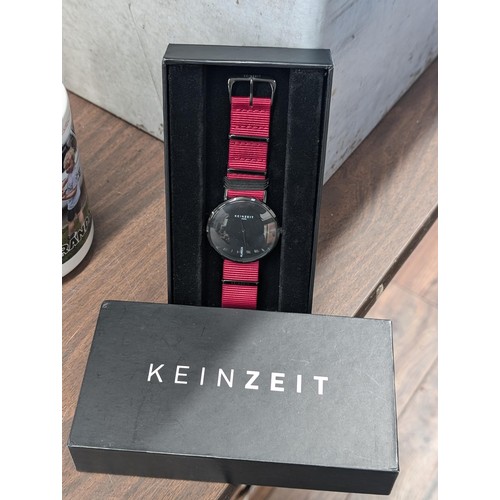 430 - Working, boxed as new Kenzeit Vienna Klassik gents watch (rrp £123)