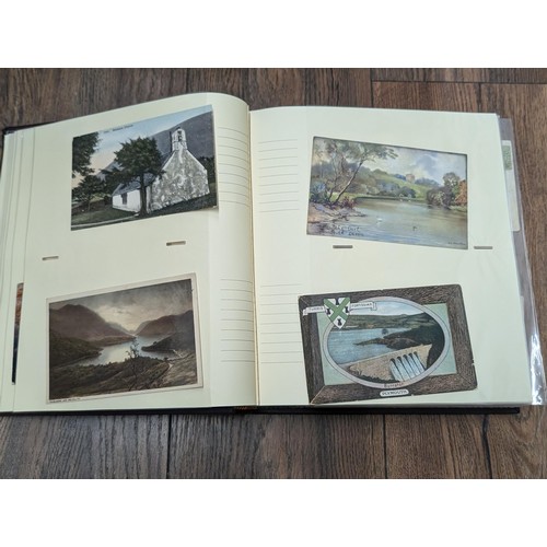 14 - Album of vintage postcards, all pictured