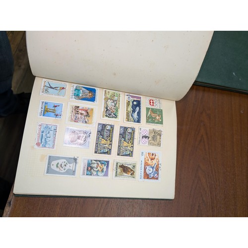 283 - Bundle of stamps and album/folders plus unused stamp stock book. All proceeds from this lot going to... 