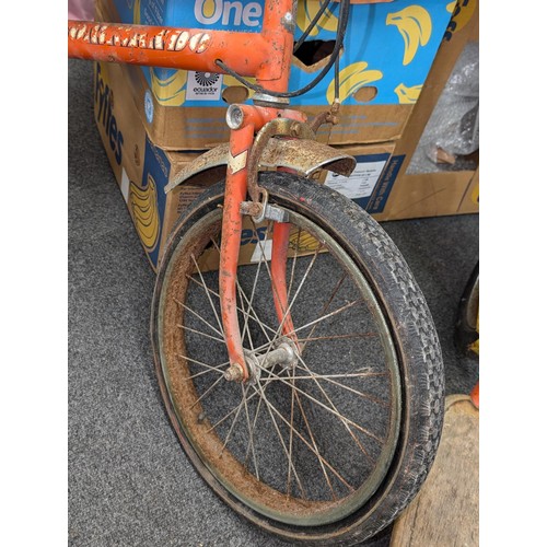 228A - Vintage Raleigh Commando child bike, genuine barn find and untouched for a number of years