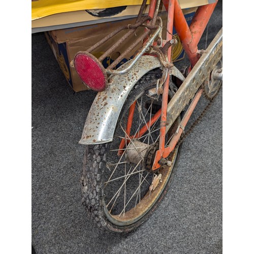 228A - Vintage Raleigh Commando child bike, genuine barn find and untouched for a number of years