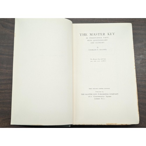 149 - 'The Monster Key' book by Charles Haanel number 5256, 1933 first British Empire Edition