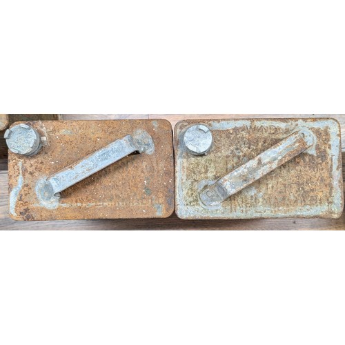 306 - 4 x Old petrol cans including Esso and Military