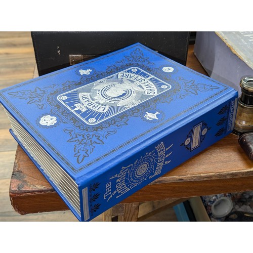 128 - Mint large Limited Edition 2219/7000 complete works of Shakespeare Facsimile library edition by Midp... 