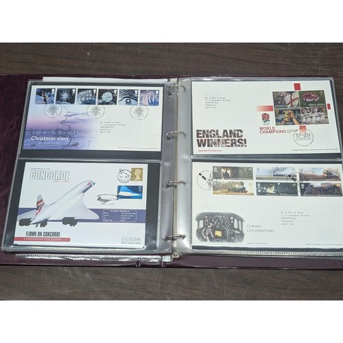 36 - Royal Mail First Day Covers folder full of covers - 2002-2007