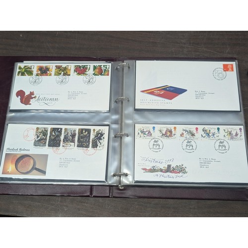 51 - Royal Mail First Day Covers folder full of covers - 1992-1998