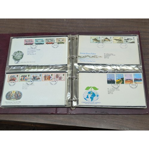 435 - Royal Mail First Day Covers folder full of covers - 1975-1986