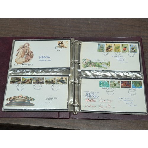 435 - Royal Mail First Day Covers folder full of covers - 1975-1986