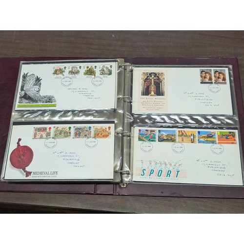 435 - Royal Mail First Day Covers folder full of covers - 1975-1986