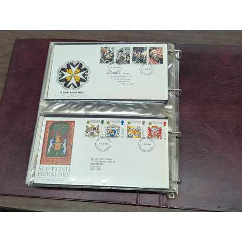 435 - Royal Mail First Day Covers folder full of covers - 1975-1986