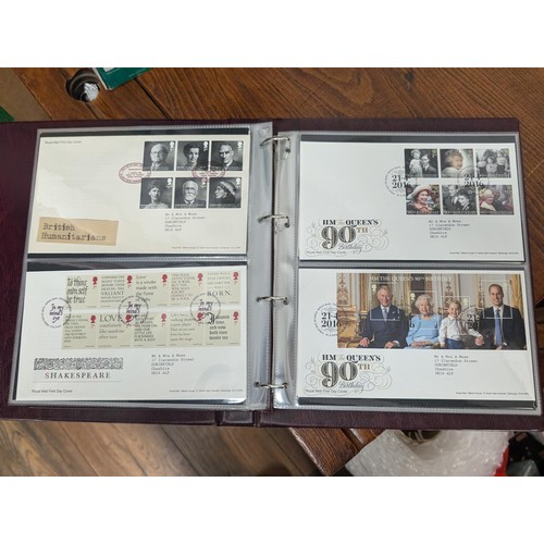 101 - Royal Mail First Day Covers folder Not full of covers - 2014-2016