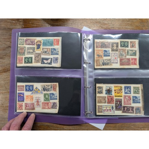 58 - Over 300 vintage postage stamps including from UK, Europe, Africa and Americas - all proceeds from t... 