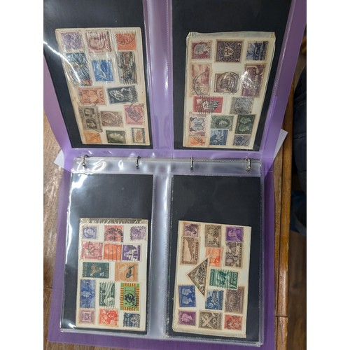 58 - Over 300 vintage postage stamps including from UK, Europe, Africa and Americas - all proceeds from t... 