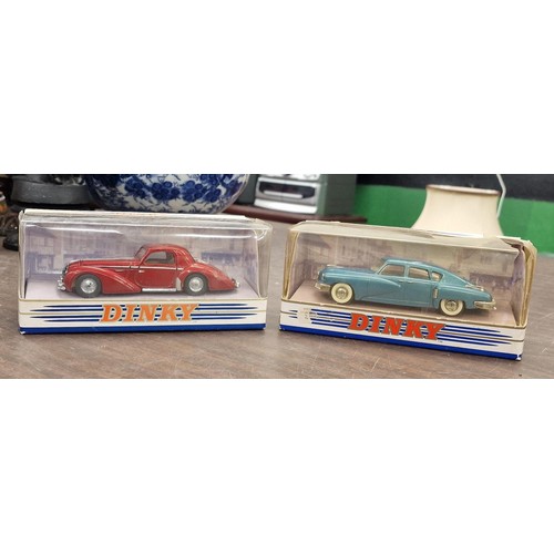 32 - 2 x boxed Dinky (Matchbox) cars being 1948 Tucker Torpedo and Delahaye 145